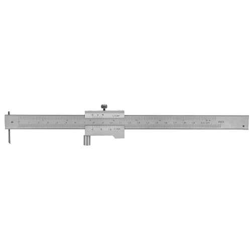 Vernier Caliper, 0-200mm Stainless Steel Parallel Crossed Caliper Measuring Tool Metal Vernier Caliper Gauge Marking Gauge, Marking Tool(0-200mm)
