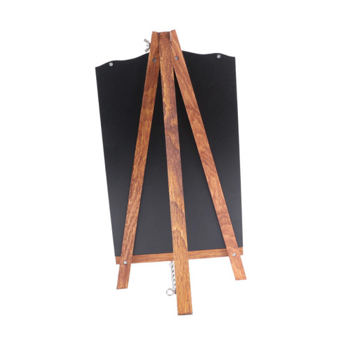 STOBOK Message Chalkboard Note Taking Chalkboard Mini Blackboard Signs Menu Board Small Chalk Board with Stand Chalkboard Sign Tabletop Decor Erasable Chalkboard Card Wooden Plant