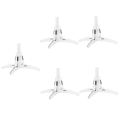 ERINGOGO 5pcs 4 Musical instrument stand clarinet accessories woodwind instrument stand clarinet stand 4 leg oboe holder stand saxophone stand wind instrument holder flute abs base