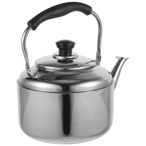 KALLORY Stainless Steel Kettle Whistling Teakettle Whistling Tea Kettle Boiling Teapot Water Boiling Pot Whistling Kettle Stovetop Coffee Kettle Stove Safe Small Stove Concentrate Make Tea
