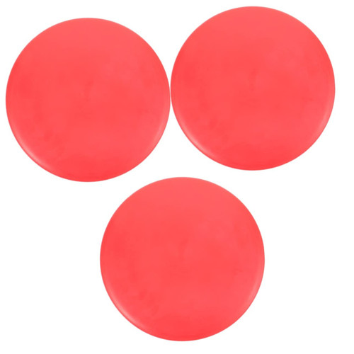 Unomor 3pcs Outdoor Flying Saucer Outdoor disc Golf Softball Throwing Accuracy Tool disc Golf Putter Pitching Practice disc tosy Flying disc Pitching Accuracy Tool Glitch TPE aldult