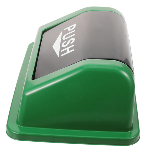 FONDOTIN Trash Can Lid Trash Bin Outdoor Trash Can Lid for Garbage Can Trash Can Cover Waste Bin Lid Heavy- Duty Garbage Lid Trash Can Accessory Clamshell Trash Cover Plastic Square