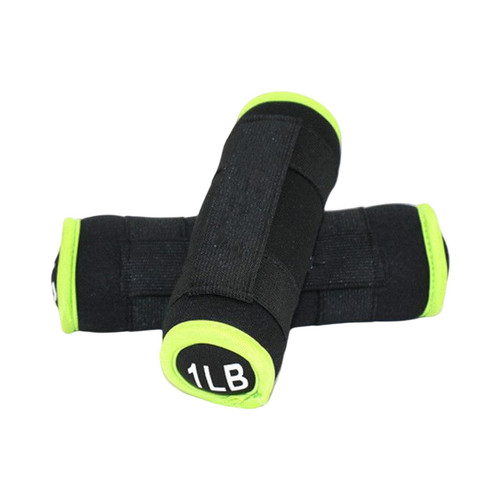 rockible Hand Weights Arm Leg Weights Weight Accessories Strength Training Equipment 1 LB Walking Dumbbell with Hand Strap for Dance Exercise Cardio