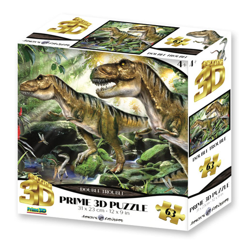 Howard Robinson Super 3D Double Trouble Puzzle (63-Piece)