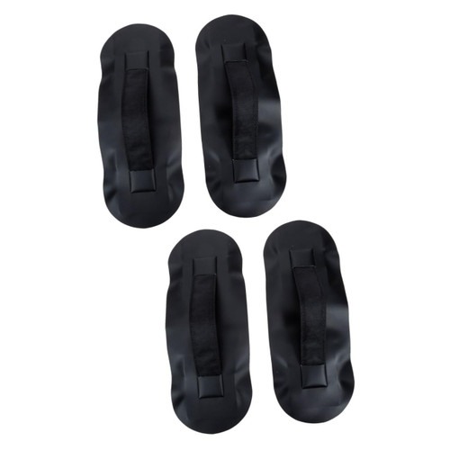 Toddmomy 4 Pcs Kayak Handrail Hand Grips Kayak Carry Fixing Handle Side Mount Carry Handle Canoe Boat Handle Canoe Carry Handle Outdoor Kayak Handle Leather Accessories Replace