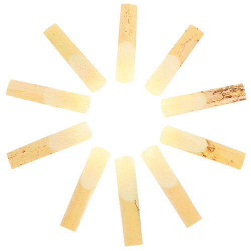 Totority 50 Pcs Saxophone Reed Musical Instruments Clarinet Reeds Oboe Reed Sax Reeds Sax Reed for Beginner Saxophone Part Musical Instrument Accessories Major Wind Instrument