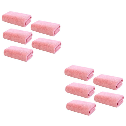 10 Pcs Face Cleansing Wipes Makeup Towels Microfiber Reusable Facial Cloths Microfiber Cleansing Towel Microfiber Towels Microfiber Face Cloth Washcloth High Density Makeup Remover