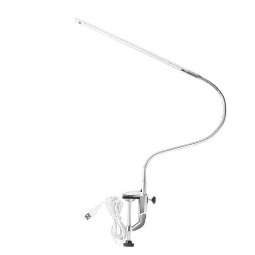 YUYTE Lampara para Mesa De Manicura Profesional, USB Clamp LED Desk Lamp, USB Adjustable Direction and Brightness Clip Eye-Caring Table Lamps LED Light Study Tattoo Light for Reading, Study