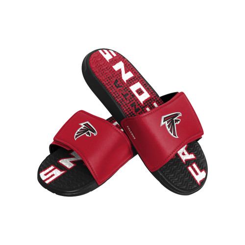 FOCO Atlanta Falcons NFL Mens Gradient Wordmark Gel Slide - S