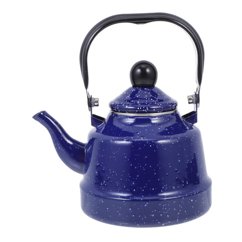 BESTOYARD Enamel Kettle Water Kettle Stovetop Enamel Utensils Enamel Teapot Kettle Enamel Tea Kettles Teapots Coffee Pot for Camping Household Tea Serving Pot Boiling Water Pot Office Fancy