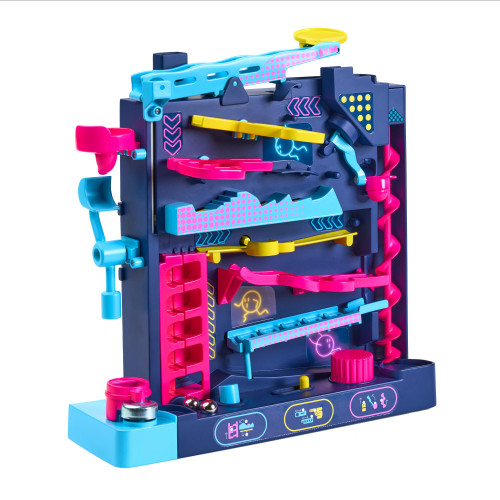 Screwball Scramble Level Up - Timed Marble Run Obstacle Course Kids' Game - Cooperative Kids' Games and Skill Building Toys for Family Game Night - Ages 5 Years and Up