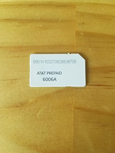AT&T Wireless Newest 3G / 4G / LTE Sim Card - Postpaid /Go Phone Prepaid - SKU 73057 ATT Sim