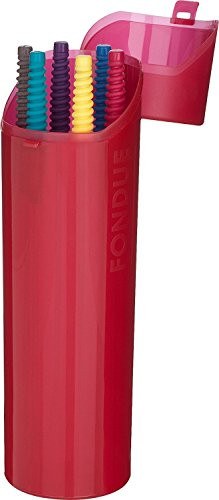 Trudeau Home Presence 6 Stainless steel fondue Forks and a storage Tube