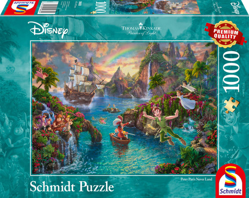 Schmidt 59635 Thomas Kinkade: Disney-Peter Pan Jigsaw Puzzle (1000-Piece)