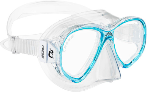 Cressi Perla Jr, Clear/Aquamarine, Clear Lens
