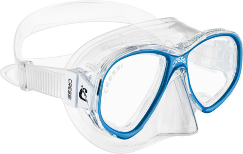 Cressi Perla Jr, Clear/Clear/Blue, Clear Lens