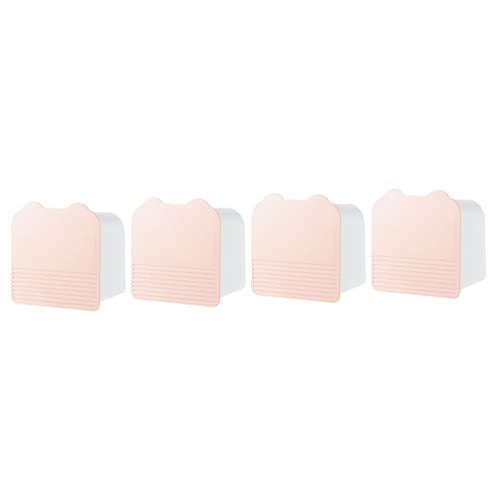 Garneck 4pcs Wall-Mounted Draining Soap Hidden Drawer Wall Organizer for Bedroom Cotton Swab Holder Shower Soap Holder Bar Soap Makeup Organizer Bar Soap Holder Soap Dish Holder Make up