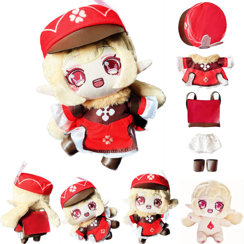 uoozii Poseable Genshin Impact Plush Figure 23cm/9inch Raiden Shogun Hutao Kazuha Cosplay Plushie Doll with Changeable Doll Clothes Collectable Merch Gift to Genshin Game & Anime Fans (Klee) uoozii Poseable Genshin Impact Plush Figure 23cm/9inch Raiden Shogun Hutao Kazuha Cosplay Plushie Doll with Changeable Doll Clothes Collectable Merch Gift to Genshin Game & Anime Fans (Klee)