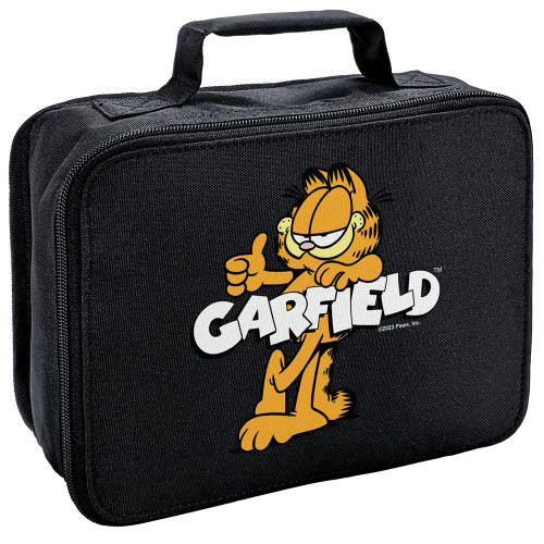LOGOVISION Garfield With Logo Insulated Soft Sided Lunch Box - Reusable Lunch Bag For School Office Work, BPA Free
