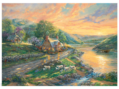 Ceaco - Thomas Kinkade - Daybreak at Emerald Valley - 1000 Piece Jigsaw Puzzle