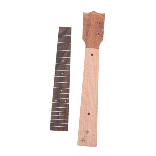 SUPVOX 2pcs Neck Fingerboard Concert Ukulele Neck Ukulele Supplies Fret Maple Fretboard Ukulele Fretboard Wooden Ukulele Neck Okoume Ukulele Hotfix Tool Musical Instrument Repair Rosewood
