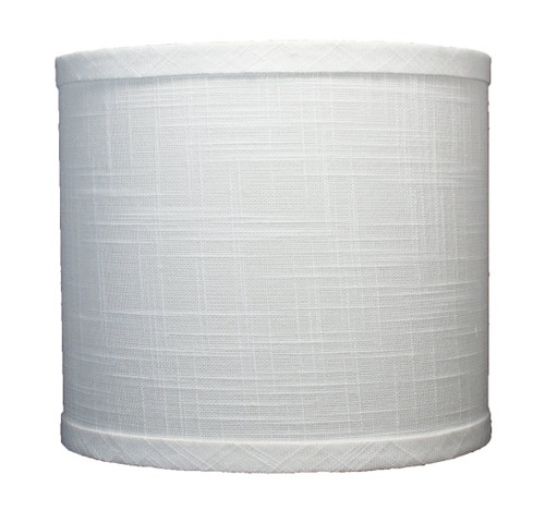 Urbanest Linen Drum Lamp Shade, 8x8x7", Off White, Spider