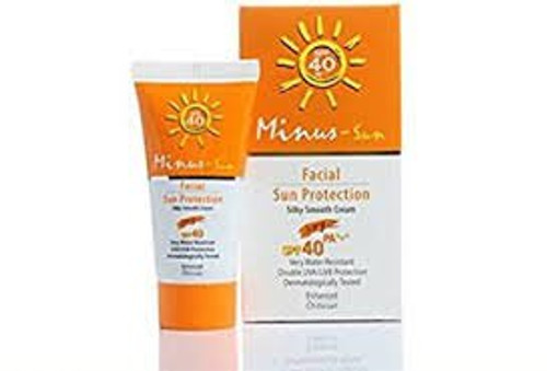 Minus-Sun Facial Sun Protection SPF40 PA+++ ivory 45 g.x 1 pcs.by Bangkok premium. Minus-Sun Facial Sun Protection SPF40 PA+++ ivory 45 g.x 1 pcs.by Bangkok premium.