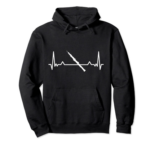 Oboe Marching Band Heartbeat Funny Gift Pullover Hoodie Oboe Marching Band Heartbeat Funny Gift Pullover Hoodie