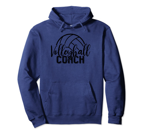 Volleyball Coach Funny Volleyball Love Pullover Hoodie