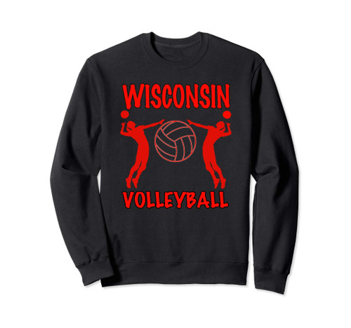 Wisconsin Volleyball Fan Game Sweatshirt