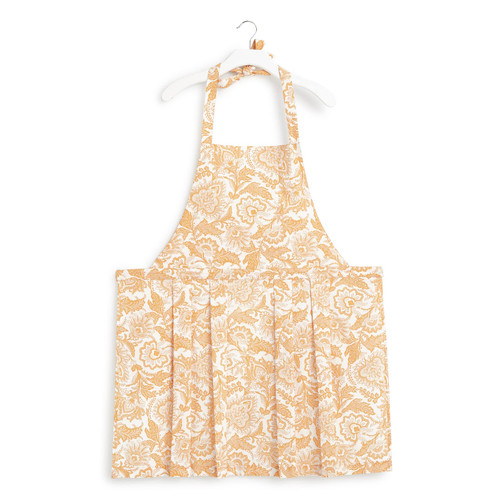 Vera Bradley Women's Lightweight Cotton Apron, Java Gold - Recycled Cotton, One Size