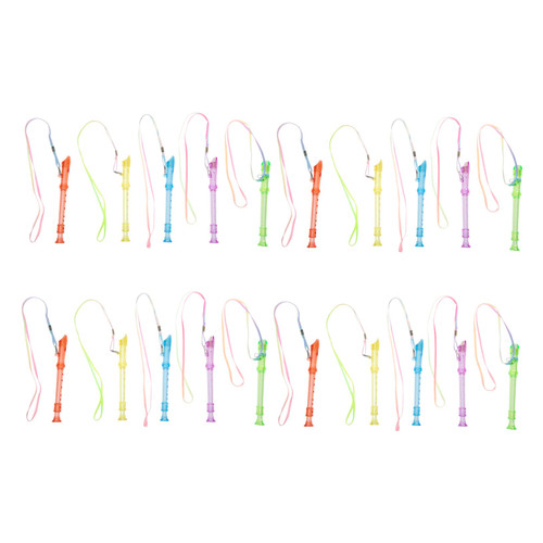 SUPVOX 60 Pcs Instrumentos Musicales Para Adultos Student Clarinet Instrument Kid Instrument Flute for Kids Treble Flute Plastic Clarinet Mini Clarinet Abs Small Gift Major Child