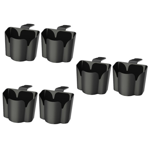 Totority 6 Pcs Trash Bin for Car Bin with Lid Car Trash Trash Can Trash Can with Lid Mini Trash Bag for Car Bins with Lids Car Trashcan Garbage Can Storage Box with Cover Office