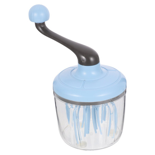 Unomor Egg Beater Hand Crank Manual Egg Beater Hand Cranked Cream Mixer Baking Tools Kitchen Utensil for Blending Whisking Beating