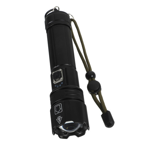 GANAZONO Long Range Waterproof Flashlight Led Torch Lamp Flash Light Led Torch Flashlight Flashlights High Lumens Led Rechargeable Flashlight Aluminum Alloy Headlamp Induction P70