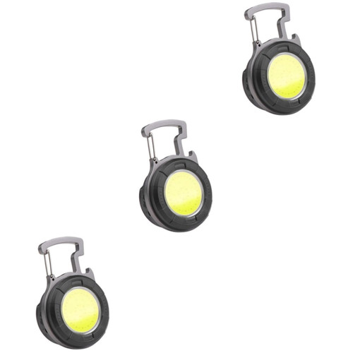 VANZACK 3pcs Pocket Light Keychain Flashlights Portable Flashlights Tiny Flashlight Hand Light Pocket Flashlights Flashlight Keychain Flash Light Cob Light Camping Travel Key Chain Abs