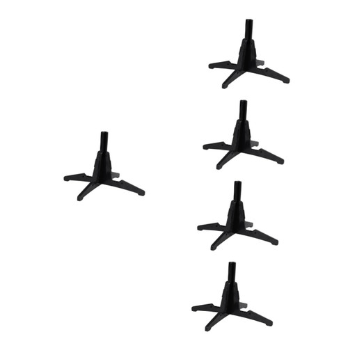 VICASKY 5pcs 4 Musical Instrument Stand Clarinet Support Stand Portable Clarinet Holder Clarinet Stand Foldable Stand Flute Clarinet Tripod Woodwind Instrument Stand Abs Saxophone Cross