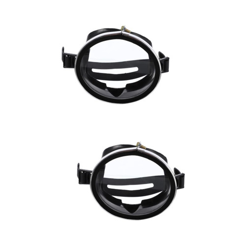 2pcs Swimming Goggles Scuba Diving Goggles Snorkel Ma- Fashion Diving Goggles Oval Swimming Goggle Snorkeling Adult Mask Goggle Miss Swimming Equipment Stainless Steel