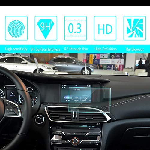 8X-SPEED for Infiniti QX30 7-Inch 152x91mm Car Navigation Screen Protector HD Clarity 9H Tempered Glass Anti-Scratch, in-Dash Media Touch Screen GPS Display Protective Film