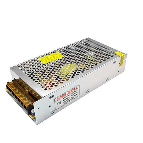 ARCELI 110/220V to DC12V 10A 120W Switch Power Supply Driver Power Transformer for CCTV Camera Security System LED Strip Light(12V 10A)