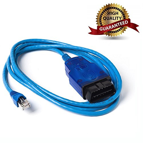 AntiBreak ENET Ethernet Cable R45J Bule OBD OBDII OBD2 Interface Coding f-Series Cable use for Compaitble with INPA E-SYS