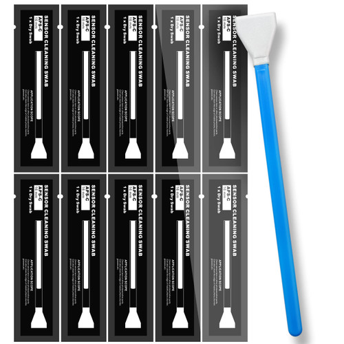 AAWipes Sensor Cleaning Swabs for APS-C Sensors of DDR DSLR or SLR Camera (10 Packs of 16 mm Sensor Cleaning Swabs) (HCS-16-10)