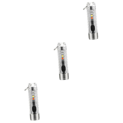 Unomor 3pcs Keychain Flashlight Led Flashlights Key Ring Torch Pocket Flashlight Keychain Led Flashlight Key Ring Light Handheld Flashlights Small Flashlights Key Fob Key Chain Pc Mini