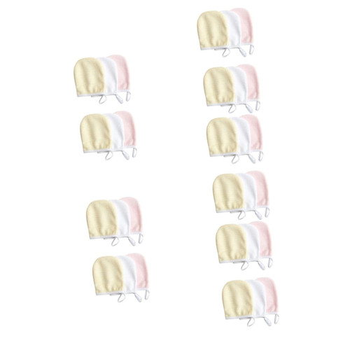 Balacoo 30 Pcs Makeup Remover Gloves Makeup Remover Wipes Sponge Powder Puff Make up Wipes Face Cleaning Pads Powder Removal Pads Cosmetic Cleansing Pads Makeup Removing Pads Body Face Pad