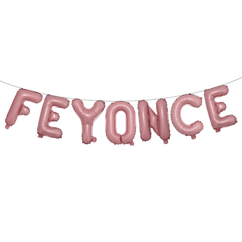 16 inch Multicolor Feyonce Balloons, Engagement Party Banner, Bridal Shower Engagement Bachelorette Proposal Wedding Party Supplies Decorations (FEYONCE Pink) 16 inch Multicolor Feyonce Balloons, Engagement Party Banner, Bridal Shower Engagement Bachelorette Proposal Wedding Party Supplies Decorations (FEYONCE Pink)