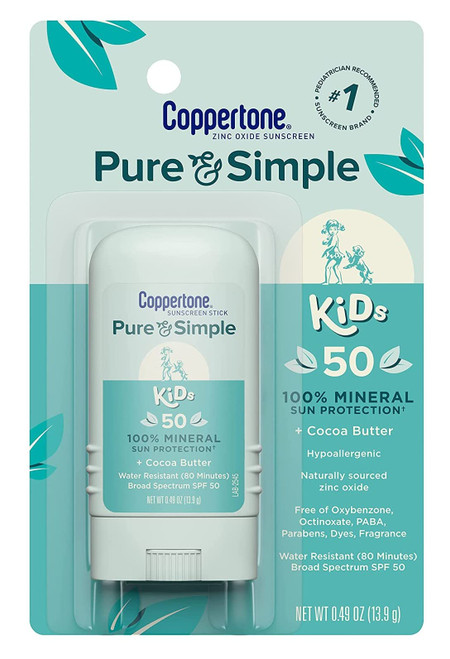 Coppertone Spf#50 Kids Sunscreen Stick 0.46 Ounce (13ml) (Pack of 3)