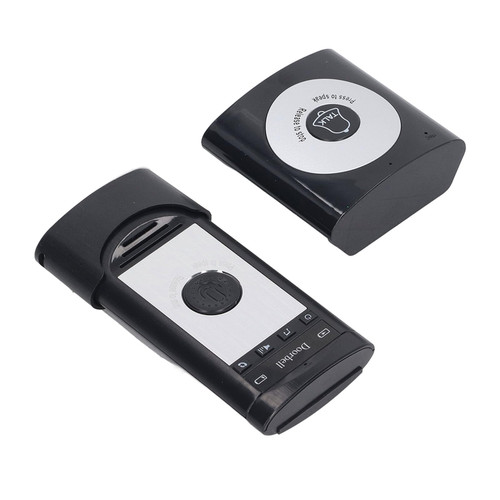 FTVOGUE Wireless Voice 2 Way Intercom, Wireless Voice Intercom Doorbell ABS 2 Way Waterproof Home Security Access Control System