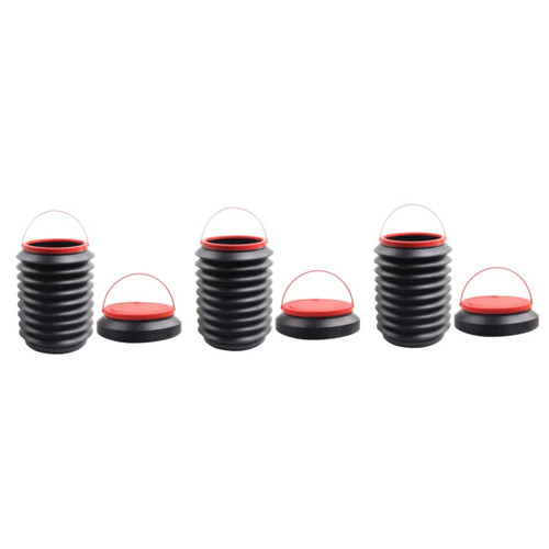 SUPVOX 6 Pcs Car Trash Cans Automotive Garbage Cans Trash Bin for Car Garbage Can for Car Collapsible Trash Can Car Trashcan Car Mini Trash Can Daily Necessities Retractable