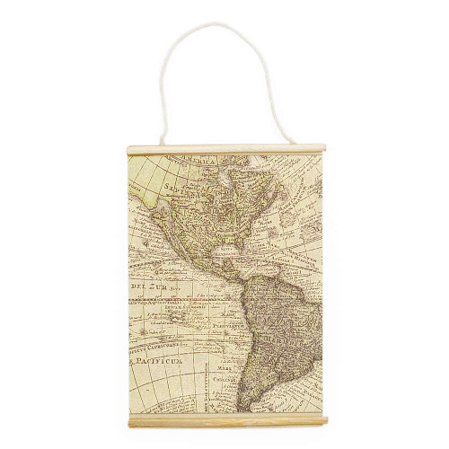 Odoria 1/12 Miniature Map Dollhouse Decoration Accessories