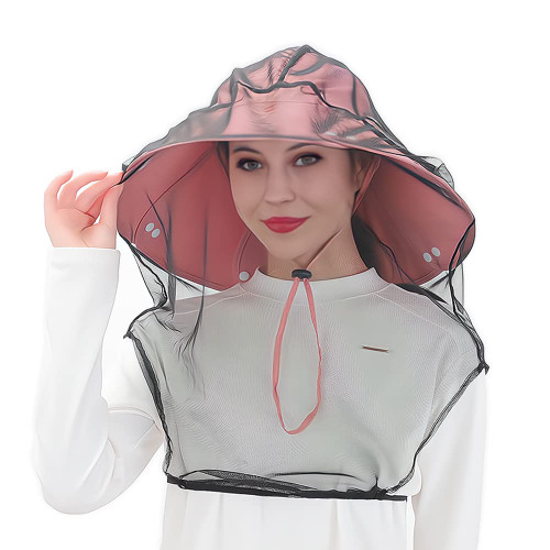 Mosquito Head Net Face Mesh Net Head Protecting Net,Extra Fine Net Mask,Outdoor Hiking Camping Climbing Walking Mosquito Fly Insects Bugs Preventing(No hat) Black